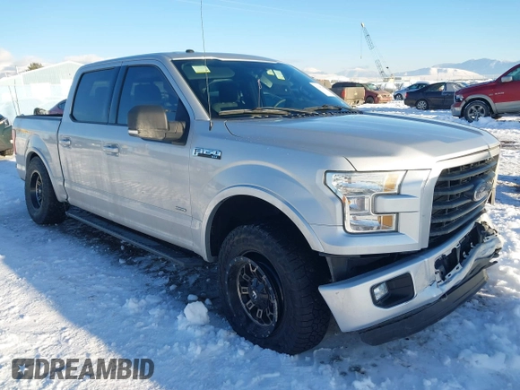 2016 Ford F-150 XLT with VIN 1FTEW1EP8GKF35253, listed as a IAAI auction lot 41295368 with 97,665 mi miles and . Bid and sale history available at DreamBid. Image 1.
