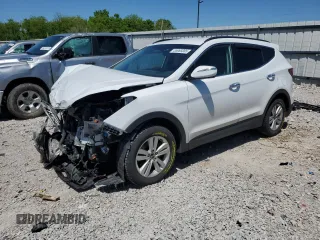 2018 Hyundai Santa Fe 2.4L z VIN 5XYZUDLB4JG566724, wystawiony jako Copart lot #55985085 z przebiegiem 114 155 mil mil oraz Szkoda całkowita • Salvage title. Historia ofert i sprzedaży dostępna na DreamBid. Obrazek 1.