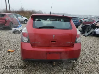 2009 Pontiac Vibe GT with VIN 5Y2SR67099Z424129, listed as a Copart auction lot 84504034 with 176,901 mi miles and Clean Title. Bid and sale history available at carsss.com. Image 6.