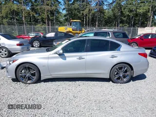 2017 Infiniti Q50 Premium with VIN JN1EV7AR8HM841827, listed as a IAAI auction lot 42663637 with 55,510 mi miles and . Bid and sale history available at DreamBid. Image 14.
