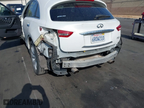 2011 Infiniti FX35 with VIN JN8AS1MU0BM111357, listed as a IAAI auction lot 42031638 with 162,396 mi miles. Bid and sale history available at carsss.com. Image 6.