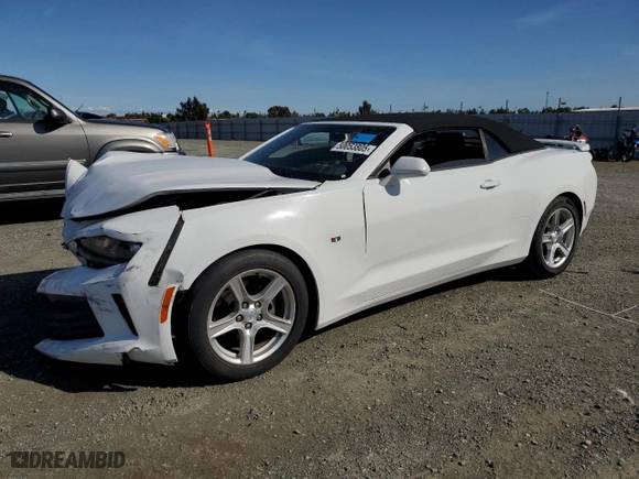 2018 Chevrolet Camaro 1LT with VIN 1G1FB3DXXJ0131931, listed as a Copart auction lot 50053805 with 82,249 mi miles and Clean Title. Bid and sale history available at carsss.com. Image 1.