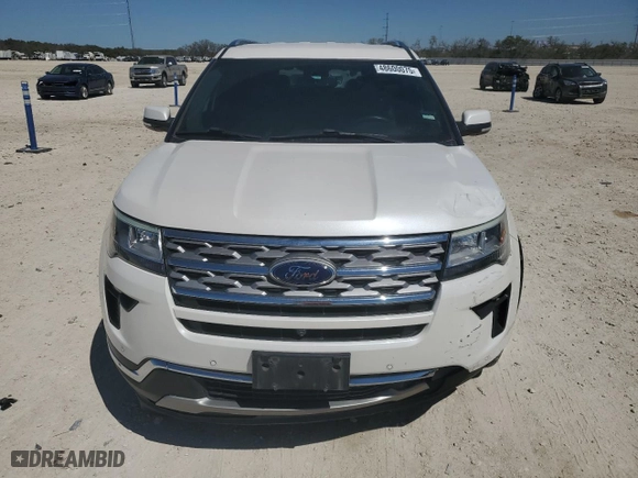 2018 Ford Explorer Limited with VIN 1FM5K7FH8JGC07438, listed as a Copart auction lot 48600075 with 77,580 mi miles and Salvage Title. Bid and sale history available at carsss.com. Image 5.