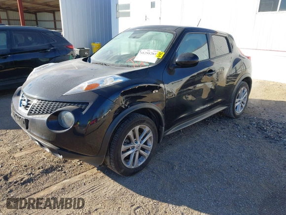 2013 Nissan Juke SV with VIN JN8AF5MV1DT215840, listed as a IAAI auction lot 41291261 with 151,086 mi miles and . Bid and sale history available at carsss.com. Image 2.