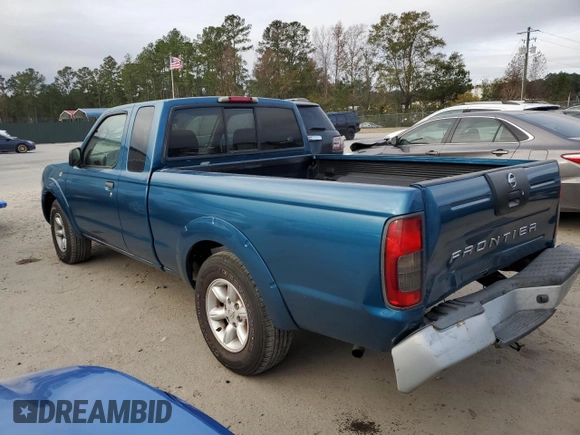 2002 Nissan Frontier XE with VIN 1N6DD26S22C362856, listed as a Copart auction lot 82979184 with 166,432 mi miles and Salvage title. Bid and sale history available at DreamBid. Image 2.