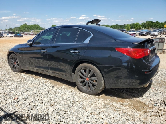 2015 Infiniti Q50 Premium with VIN JN1BV7AR1FM400234, listed as a Copart auction lot 56018895 with 96,695 mi miles and Clean Title. Bid and sale history available at DreamBid. Image 2.
