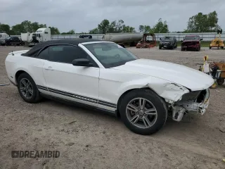 2012 Ford Mustang V6 with VIN 1ZVBP8EM3C5276322, listed as a Copart auction lot 51582415 with 164,794 mi miles and Salvage Title. Bid and sale history available at carsss.com. Image 4.