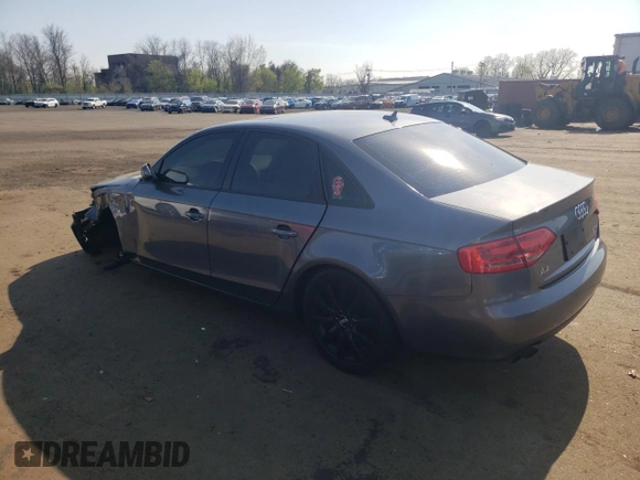 2012 Audi A4 2.0T Premium with VIN WAUBFAFL5CA116594, listed as a Copart auction lot 54142585 with 173,532 mi miles and Salvage Title. Bid and sale history available at carsss.com. Image 2.