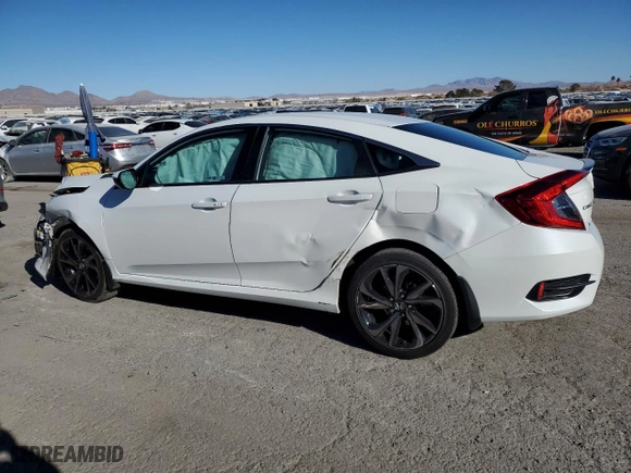 2021 Honda Civic Sedan Sport with VIN 2HGFC2F86MH532754, listed as a Copart auction lot 88577275 with 93,224 mi miles and Salvage Title. Bid and sale history available at carsss.com. Image 2.