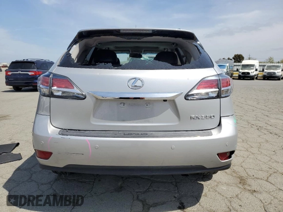 2013 Lexus RX 350 with VIN 2T2BK1BAXDC217383, listed as a Copart auction lot 52946935 with 112,867 mi miles and Salvage title. Bid and sale history available at DreamBid. Image 6.