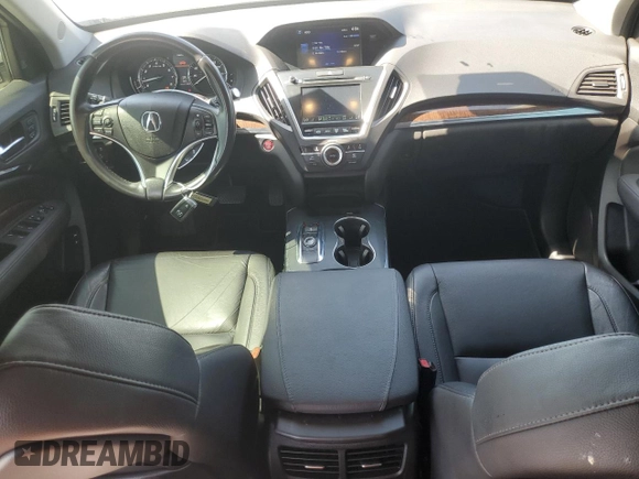 2017 Acura MDX Technology with VIN 5FRYD3H52HB006516, listed as a Copart auction lot 60919965 with Not provided miles and Salvage title. Bid and sale history available at DreamBid. Image 8.