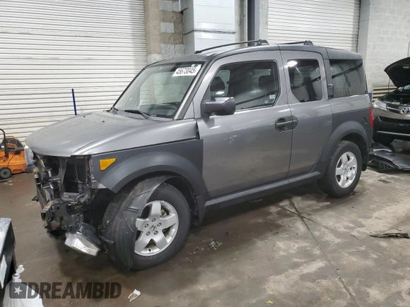 2005 Honda Element EX with VIN 5J6YH28685L029231, listed as a Copart auction lot 45673045 with 125,526 mi miles and Salvage Title. Bid and sale history available at DreamBid. Image 1.