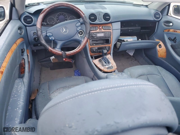 2004 Mercedes-Benz CLK-Class Cabriolet 3.2L with VIN WDBTK65G04T015892, listed as a Copart auction lot 74207654 with 0 mi miles and Salvage Title. Bid and sale history available at carsss.com. Image 8.