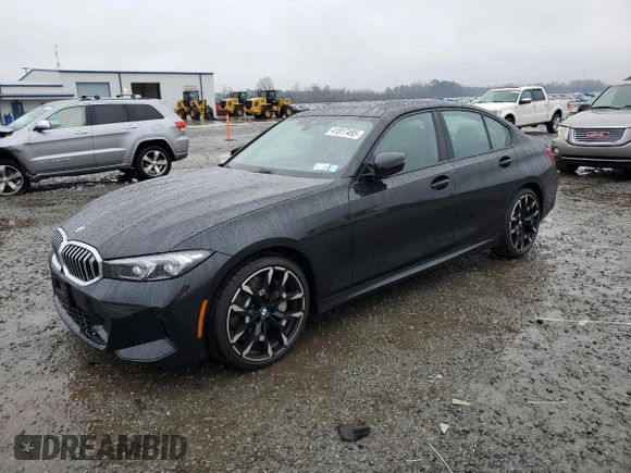 2025 BMW 3 Series 330i xDrive with VIN 3MW89CW02S8F06050, listed as a Copart auction lot 41817495 with 1,709 mi miles and Salvage Title. Bid and sale history available at carsss.com. Image 1.