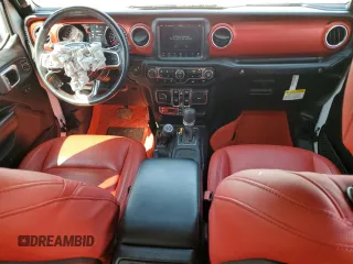 2021 Jeep Wrangler Unlimited Rubicon with VIN 1C4HJXFN3MW634045, listed as a Copart auction lot 52684805 with 34,133 mi miles and Clean Title. Bid and sale history available at DreamBid. Image 8.