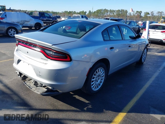 2019 Dodge Charger Police with VIN 2C3CDXKT8KH592686, listed as a IAAI auction lot 41065766 with 139,778 mi miles and . Bid and sale history available at DreamBid. Image 4.