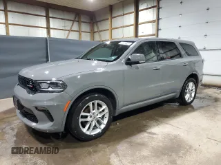 2022 Dodge Durango GT with VIN 1C4RDJDG9NC227587, listed as a Copart auction lot 45566145 with 57,758 mi miles and Clean Title. Bid and sale history available at DreamBid. Image 1.