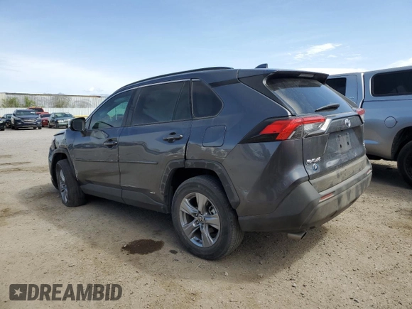2022 Toyota RAV4 Hybrid XLE with VIN 4T3RWRFV6NU061336, listed as a Copart auction lot 51602405 with 47,653 mi miles and Salvage title. Bid and sale history available at DreamBid. Image 2.