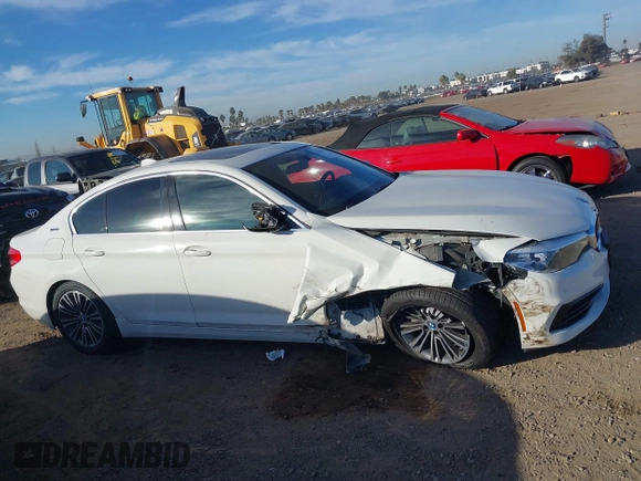2019 BMW 5 Series 530e with VIN WBAJA9C59KB393045, listed as a IAAI auction lot 40994533 with 64,070 mi miles and . Bid and sale history available at DreamBid. Image 13.