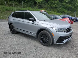 2022 Volkswagen Tiguan SE R-Line Black with VIN 3VV8B7AXXNM146851, listed as a Copart auction lot 58930905 with 24,675 mi miles and Salvage title. Bid and sale history available at DreamBid. Image 4.