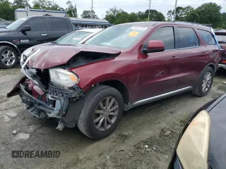 2016 Dodge Durango SXT with VIN 1C4RDHAG0GC466736, listed as a Copart auction lot 59437525 with 221,856 mi miles and Salvage title. Bid and sale history available at DreamBid. Image 1.
