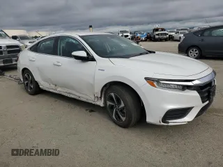 2021 Honda Insight EX with VIN 19XZE4F50ME002816, listed as a Copart auction lot 52119635 with 26,955 mi miles and Salvage Title. Bid and sale history available at carsss.com. Image 4.