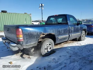 2002 Chevrolet Silverado 1500 LS with VIN 1GCEC14V12Z218522, listed as a Copart auction lot 42241785 with 171,966 mi miles and Salvage Title. Bid and sale history available at carsss.com. Image 3.