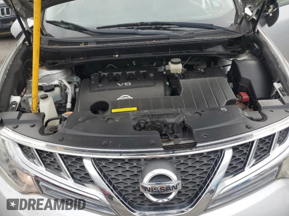 2013 Nissan Murano SV with VIN JN8AZ1MWXDW303583, listed as a Copart auction lot 42982695 with 182,571 mi miles and Salvage Title. Bid and sale history available at carsss.com. Image 12.