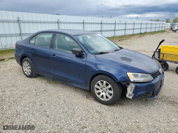 2012 Volkswagen Jetta Sedan S with VIN 3VW1K7AJ7CM358712, listed as a Copart auction lot 51184395 with 192,330 mi miles and Salvage Title. Bid and sale history available at carsss.com. Image 4.