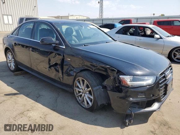 2016 Audi A4 Premium with VIN WAUAFAFL7GN013459, listed as a Copart auction lot 70289984 with 111,655 mi miles and Salvage Title. Bid and sale history available at carsss.com. Image 4.
