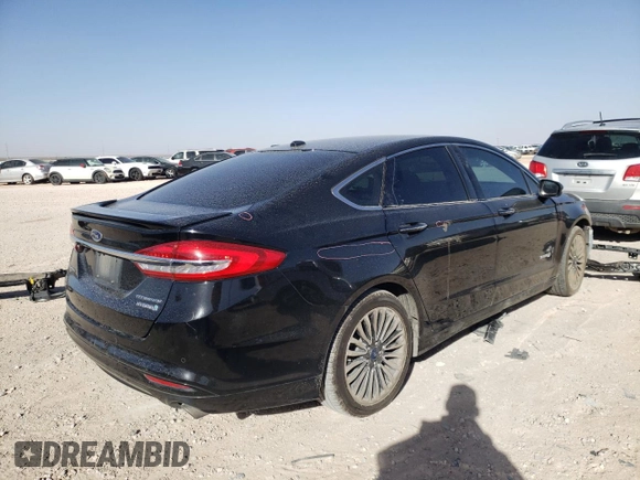 2018 Ford Fusion Hybrid Titanium with VIN 3FA6P0RU5JR247839, listed as a Copart auction lot 37485033 with 86,045 mi miles. Bid and sale history available at carsss.com. Image 3.