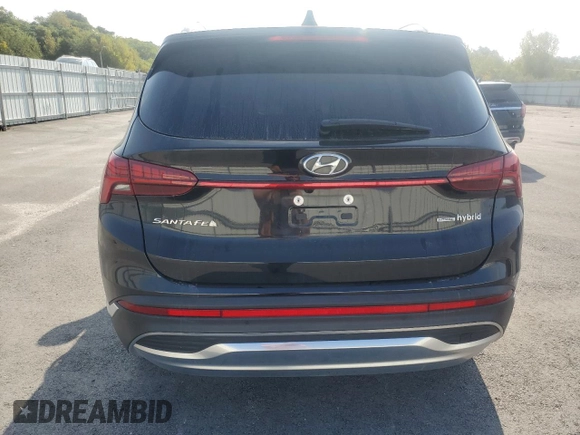 2022 Hyundai Santa Fe Hybrid Limited with VIN KM8S5DA12NU055022, listed as a Copart auction lot 70928634 with 32,367 mi miles and Salvage Title. Bid and sale history available at carsss.com. Image 6.