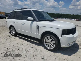 2012 Land Rover Range Rover SC Autobiography with VIN SALMP1E45CA369698, listed as a Copart auction lot 65983495 with 84,438 mi miles and Salvage title. Bid and sale history available at DreamBid. Image 4.