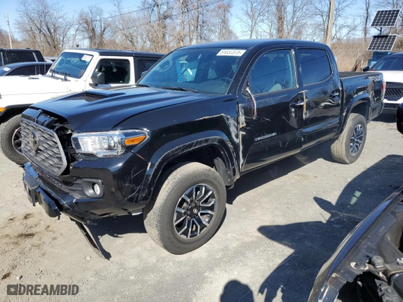 2023 Toyota Tacoma 4WD SR with VIN 3TMCZ5AN6PM539157, listed as a Copart auction lot 51037375 with 39,566 mi miles and Salvage Title. Bid and sale history available at carsss.com. Image 1.