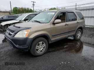 2002 Honda CR-V EX with VIN SHSRD788X2U009896, listed as a Copart auction lot 55624225 with 276,153 mi miles and Salvage Title. Bid and sale history available at carsss.com. Image 1.