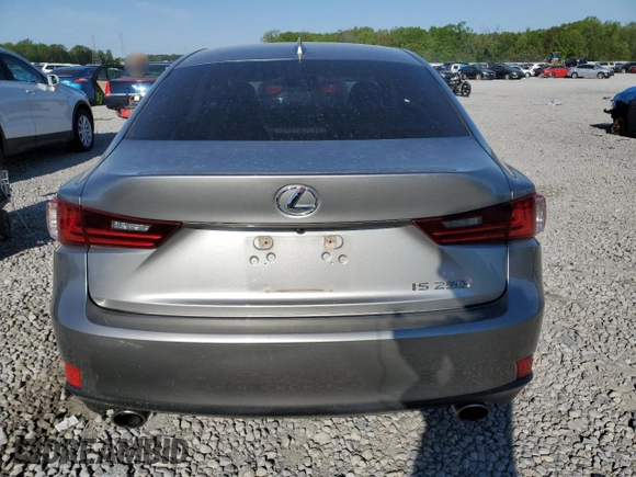 2015 Lexus IS 250 with VIN JTHBF1D27F5077712, listed as a Copart auction lot 52624375 with 135,980 mi miles and Salvage Title. Bid and sale history available at carsss.com. Image 6.