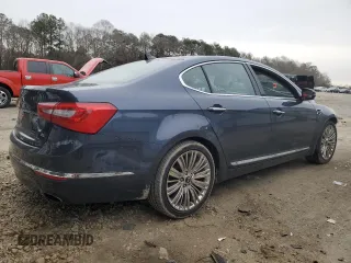2015 Kia Cadenza Premium with VIN KNALN4D75F5187712, listed as a Copart auction lot 41878935 with 102,016 mi miles and Salvage Title. Bid and sale history available at carsss.com. Image 3.