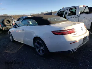 2018 Mercedes-Benz E-Class E 400 with VIN WDD1K6GB0JF038955, listed as a Copart auction lot 87763285 with 55,576 mi miles and Salvage Title. Bid and sale history available at carsss.com. Image 2.