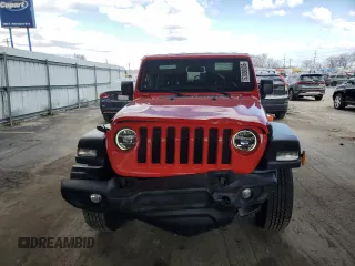 2020 Jeep Wrangler Sport S with VIN 1C4GJXAG4LW174753, listed as a Copart auction lot 52050005 with 45,056 mi miles and Salvage title. Bid and sale history available at DreamBid. Image 5.
