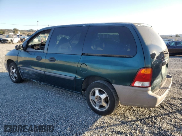 2001 Ford Windstar LX with VIN 2FMZA50401BB38265, listed as a Copart auction lot 47101675 with 229,486 mi miles and Salvage Title. Bid and sale history available at carsss.com. Image 2.