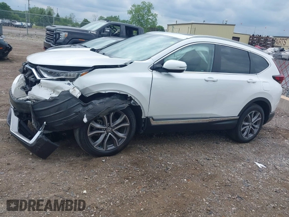 2021 Honda CR-V Touring with VIN 5J6RW2H93ML012016, listed as a IAAI auction lot 42365715 with 55,114 mi miles and . Bid and sale history available at DreamBid. Image 14.