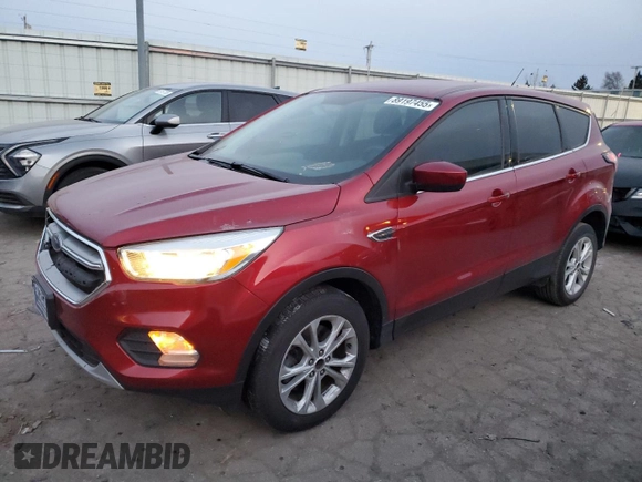 2017 Ford Escape SE with VIN 1FMCU9GD1HUC77223, listed as a Copart auction lot 89197455 with 80,566 mi miles and Non Repairable. Bid and sale history available at DreamBid. Image 1.