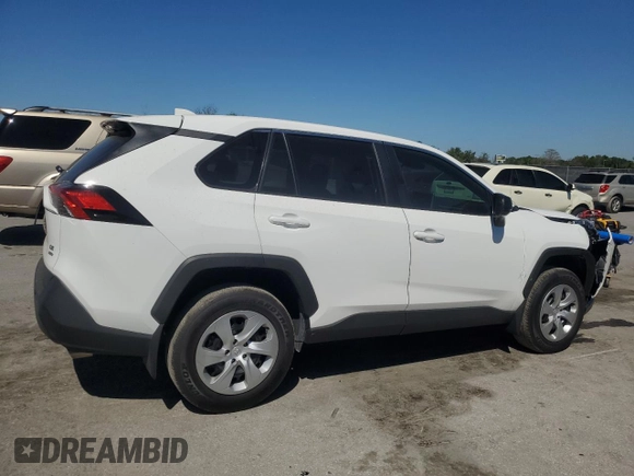 2024 Toyota RAV4 LE with VIN 2T3F1RFV0RC469033, listed as a Copart auction lot 48877565 with 8,247 mi miles and Salvage Title. Bid and sale history available at carsss.com. Image 4.