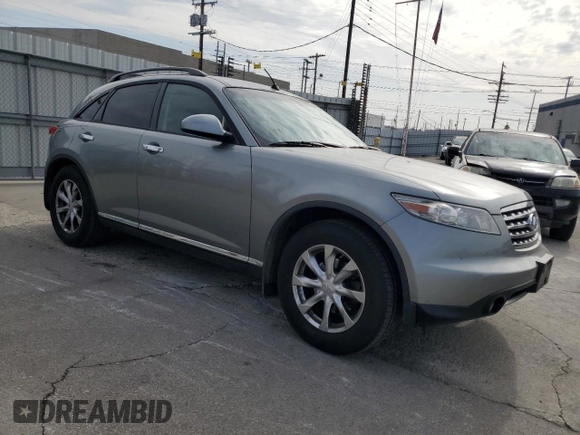 2007 Infiniti FX with VIN JNRAS08U87X102217, listed as a Copart auction lot 43240835 with 146,390 mi miles and Salvage Title. Bid and sale history available at carsss.com. Image 4.