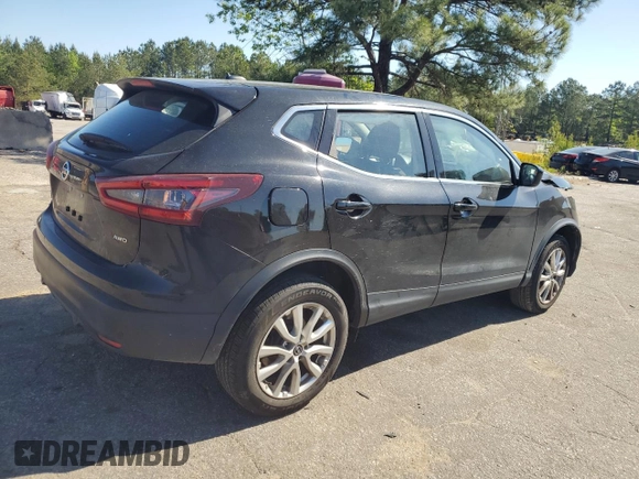 2021 Nissan Rogue S with VIN JN1BJ1AW4MW436595, listed as a Copart auction lot 53454675 with 70,893 mi miles and Salvage title. Bid and sale history available at DreamBid. Image 3.