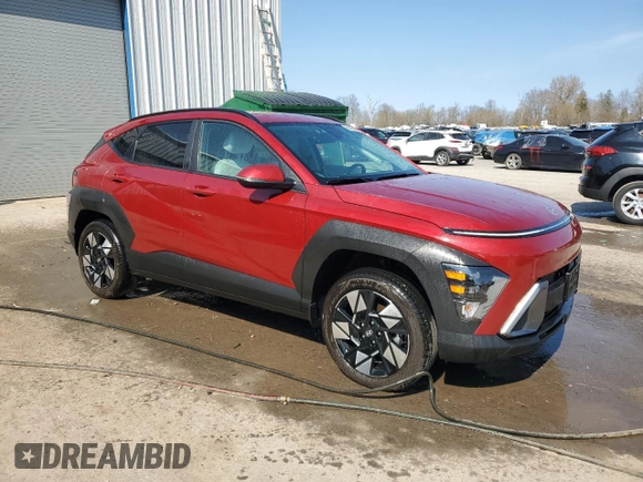 2024 Hyundai Kona SEL with VIN KM8HCCAB4RU047092, listed as a Copart auction lot 54319195 with 12,924 mi miles and Salvage Title. Bid and sale history available at carsss.com. Image 4.