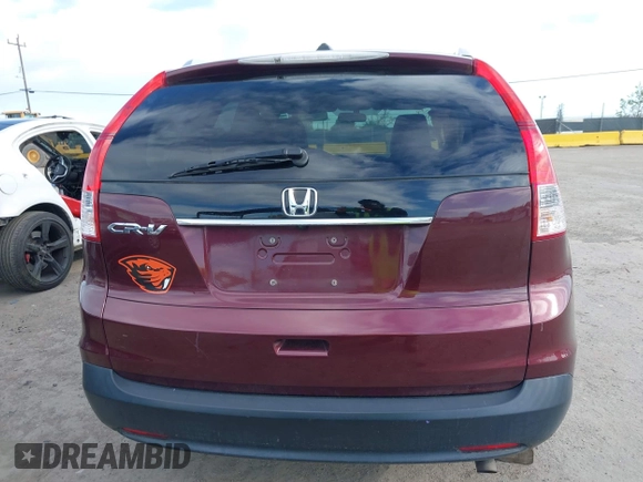 2012 Honda CR-V EX-L with VIN 5J6RM3H78CL014515, listed as a IAAI auction lot 41980437 with 209,421 mi miles. Bid and sale history available at carsss.com. Image 16.