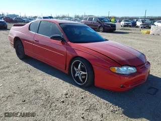 2004 Chevrolet Monte Carlo SS with VIN 2G1WX12K649294292, listed as a IAAI auction lot 41029868 with 180,616 mi miles. Bid and sale history available at carsss.com. Image 1.
