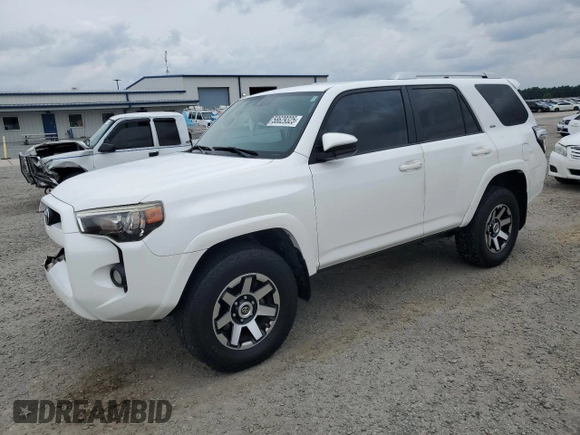2017 Toyota 4Runner SR5 z VIN JTEBU5JR9H5424696, wystawiony jako Copart lot #58629325 z przebiegiem 154 702 mil mil oraz Szkoda całkowita • Salvage title. Historia ofert i sprzedaży dostępna na DreamBid. Obrazek 1.