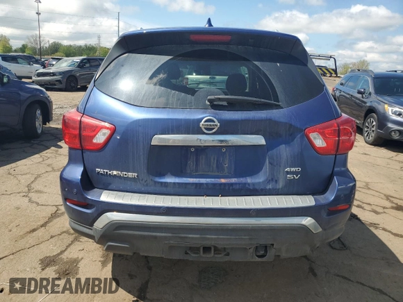 2019 Nissan Pathfinder SV with VIN 5N1DR2MM9KC583763, listed as a Copart auction lot 55849795 with 68,009 mi miles and Clean title. Bid and sale history available at DreamBid. Image 6.